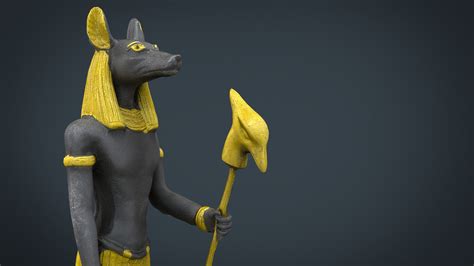 D Model Anubis Vr Ar Low Poly Cgtrader