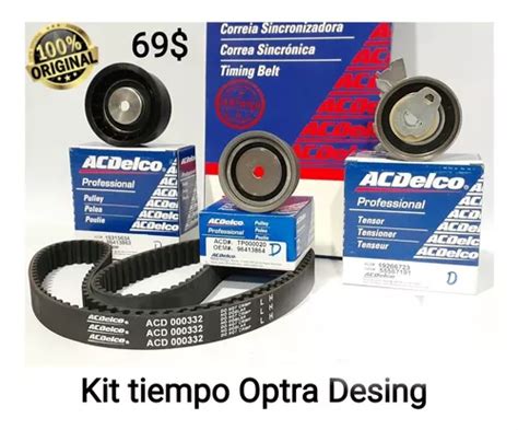 Kit De Tiempo Optra Design Advance Acdelco Original Mercadolibre