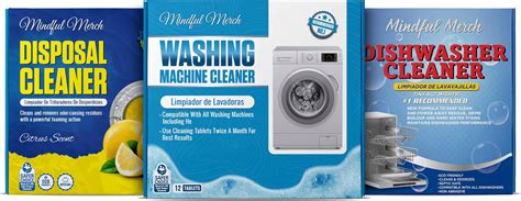 Amazon Mindful Merch Washing Machine Cleaner Descaler 36 Pack