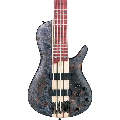 Ibanez Bass Workshop Sr Cerro Singlecut 5 String Electric Bass Deep Twilight Flat Musicians