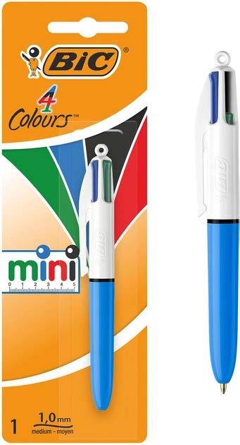 Шариковая ручка BIC 4 Colours Мини БЛ1 1 мм (3086123277403) – фото ...