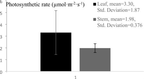 Photosynthesis Capacity And Chlorophyll Fluorescence Characteristics Of