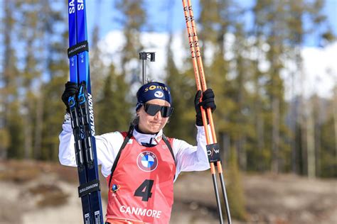 Biathlon Julia Simon désabusée après ne pas avoir remporté le petit