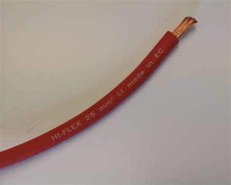 Single Core Battery Cable Red 25mm