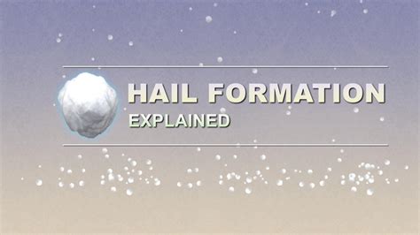 Hail formation