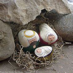 Painted Rocks - Nativity Sets