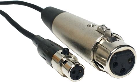 M C Ble Microphone Prise Xlr Femelle Vers Mini Xlr Femelle Casque