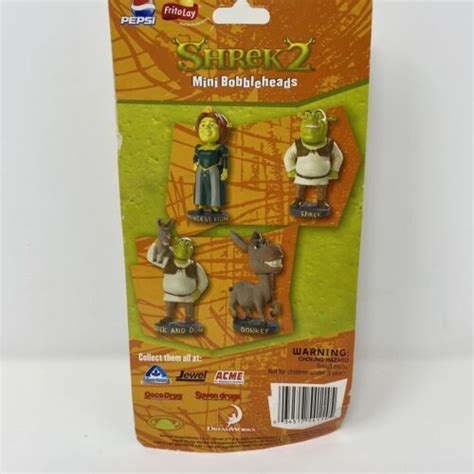 SHREK 2 OGRE PRINCESS FIONA MINI BOBBLEHEAD NEW IN PACKAGE 2004 ...