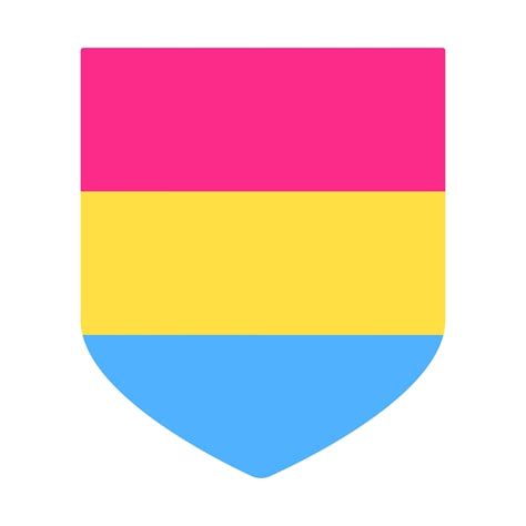 Bandeira Do Orgulho Pansexual Bandeira Lgbt Vetor Premium