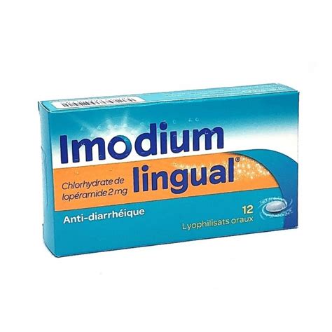 Imodium Lingual 12 Comprimé Orodispersible