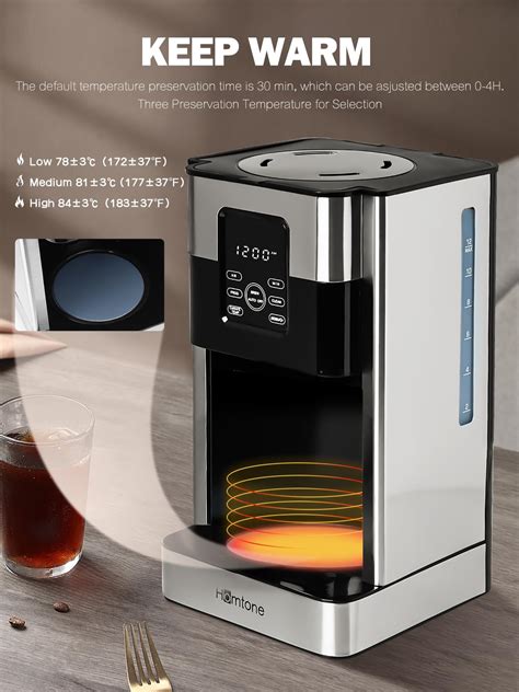 Homtone Coffee Maker 12 Cup Programmable Anti Drip Digital Coffee Machine Aroma Control Drip