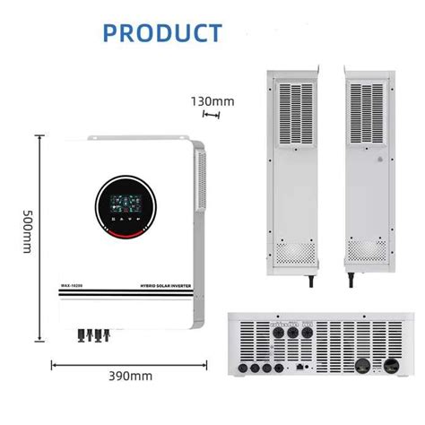 Invertor Solar Nou Max 220vac 48vdc 10200w On Grid Off Grid Hybrid