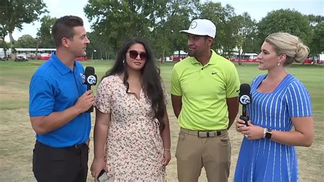 WATCH Tony Finau Wife Alayna Speak After He Wins Rocket Mortgage