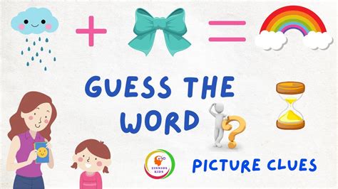 Guess The Word With Picture Clues Level Easy Kids Quiz Youtube