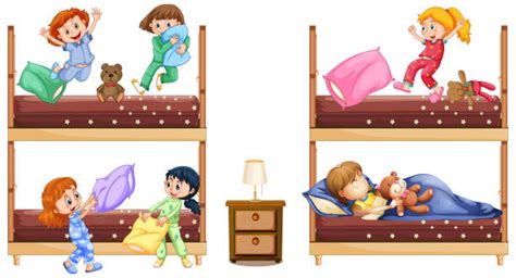 Kids Bunkbed Illustrations Royalty Free Vector Graphics And Clip Art