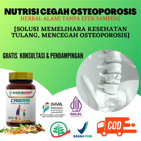 Jual Obat Cegah Osteoporosis Ampuh Tulang Keropos Penyakit Tulang Obat Kelainan Tulang Penyakit