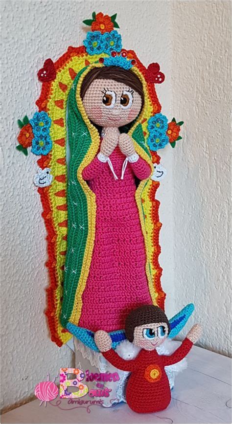 Virgen De Guadalupe Amigurumi Versión Distroller Crochet Doll Free