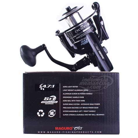 Jual Reel Spinning Maguro Cyclops XT Power Handle Ukuran Cyclops XT