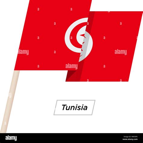 Tunisian flag flying Stock Vector Images - Alamy