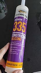 Everbuild Everflex 335 Premium Construction Silicone Sealant Low