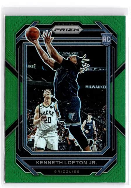 2022 23 PANINI PRIZM Kenneth Lofton Jr 253 Vert RC Memphis Grizzlies