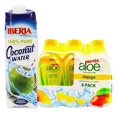 Amazon Iberia Coconut Water Fl Oz Iberia Aloe Vera Juice