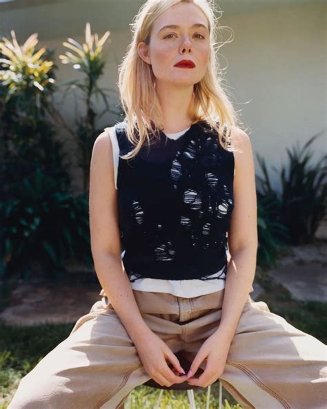 elle fanning  vogue spain photoshoot april  celebmafia