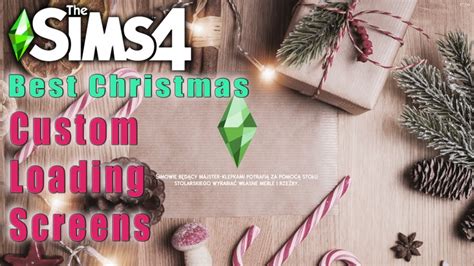 The Best Christmas Sims 4 Custom Loading Screens Youtube