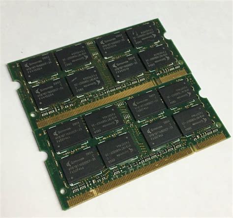 Yahooオークション Pc2 ノート用ddr2メモリ Qimonda 2gb 2rx8 Pc2 5