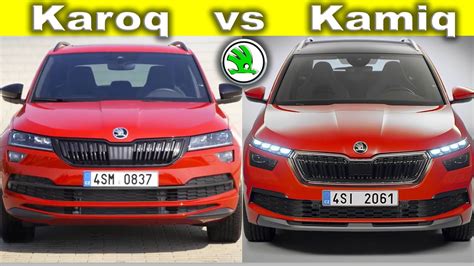 Koda Kamiq Vs Koda Karoq Karoq Vs Kamiq Youtube