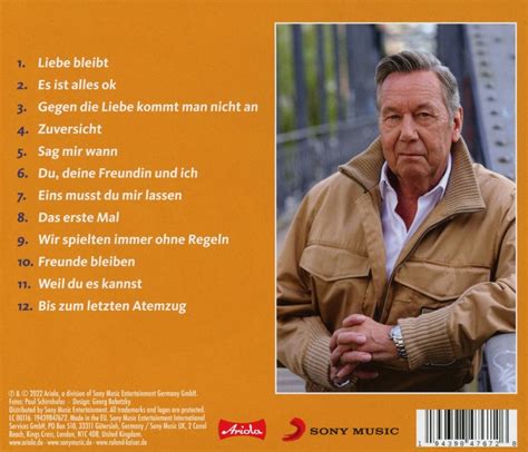 Roland Kaiser Perspektiven CD