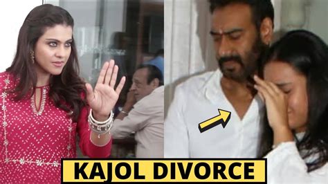 Kajol Break Silence On Her Divorce With Ajay Devgan Youtube