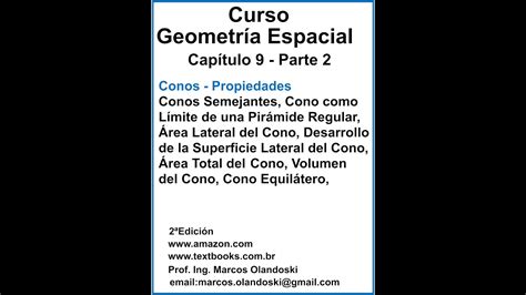 Curso Geometria Espacial CapÍtulo 9 Parte 2 2ª EdiciÓn Youtube