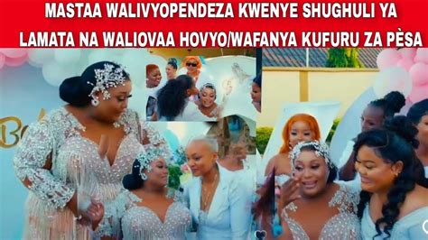 MASTAA WALIVYOPENDEZA KWENYE SHUGHULI YA LAMATA NA WALIOVAA HOVYO