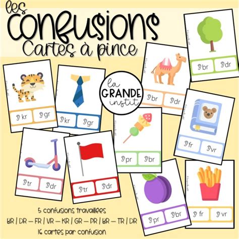 Confusions Sons Complexes Crv Cartes Pince