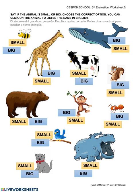 152539 Big And Small Animals Inglesil