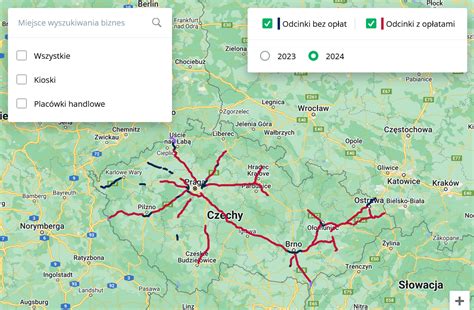 Winiety w Czechach 2024 gdzie kupić koszt