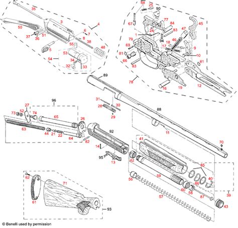 Benelli Super Black Eagle Parts Diagram Benelli Super Blac