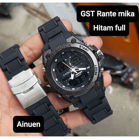 Jual Jam Tangan G Shock Gst Rante Mika Dan Tali Karet Pilihan Warna