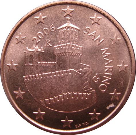 5 Cents San Marino 2006