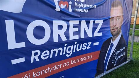 Wybory samorządowe 2024 Remigiusz Lorenz wybrany na burmistrza