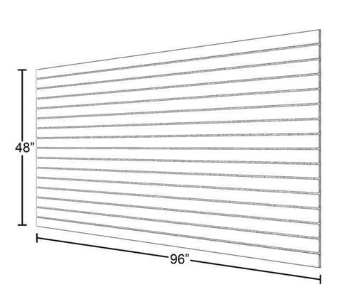 Slatwall Panels - 4' x 8' for sale - Mid Alantic Store Fixtures