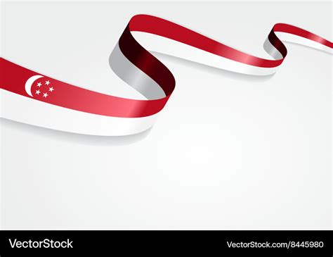 Singapore flag background Royalty Free Vector Image