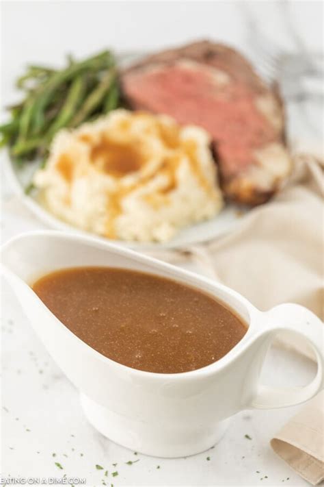 Homemade Brown Gravy Recipe And Video Eating On A Dime