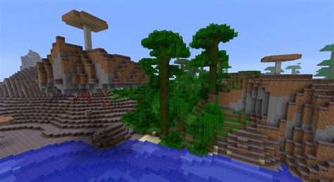 A Awsome Jungle Mushroom Biome Minecraft Map