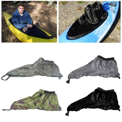 Nylon Kayak Spray Skirt Universal Fit Kayak Boat Deck Sprayskirt Cover ...