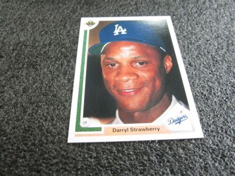 Upper Deck Final Edition Mlb Card Darryl Strawberry Dodgers