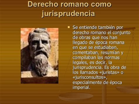 El Derecho Romano