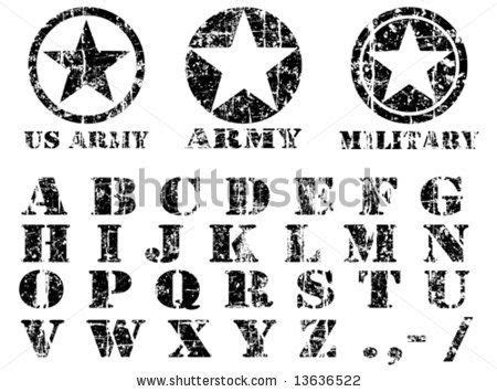 Air Force Stencil Font