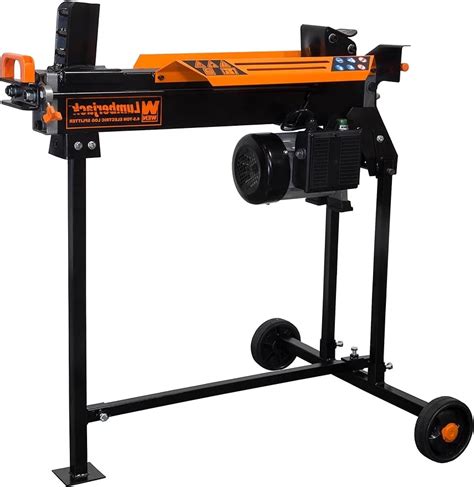 Electric Log Splitter: 6.5-Ton Capacity, Stand Included, Efficient Spl ...